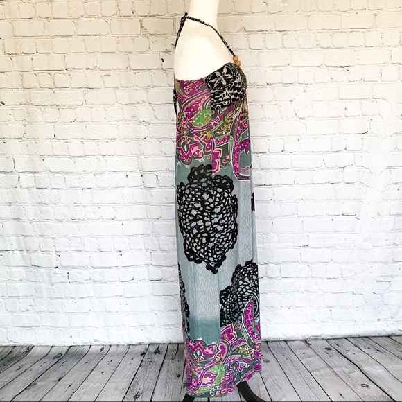 2/$20🛍 Grey Maxi Beach Dress - Picture 2 of 4